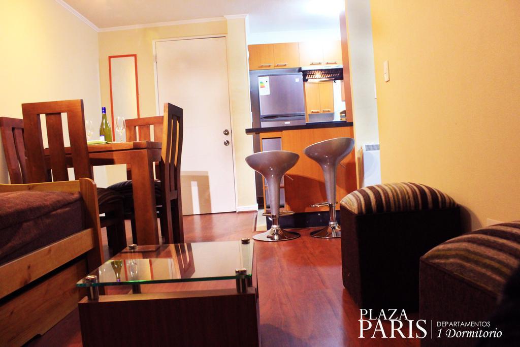 Apartamento Plaza Paris Amistar Santiago de Chile Habitación foto